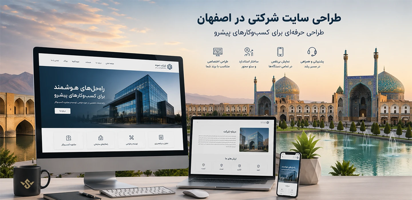 طراحی سایت شرکتی در اصفهان